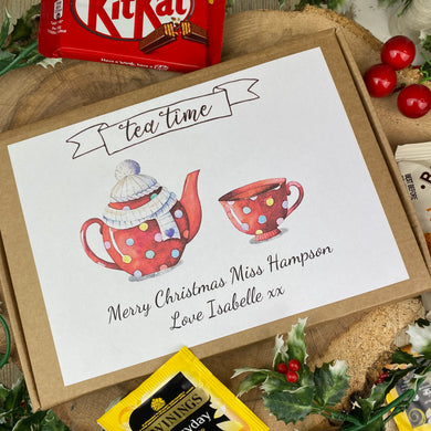 Teacher Christmas Tea & Biscuit Box-The Persnickety Co