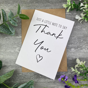 Thank You Card