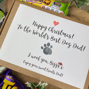 Merry Christmas Personalised Dog Mum/Dad Chocolate Box-4-The Persnickety Co
