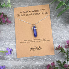 Load image into Gallery viewer, Crystal Necklace  - A Little Wish For Peace And Protection
