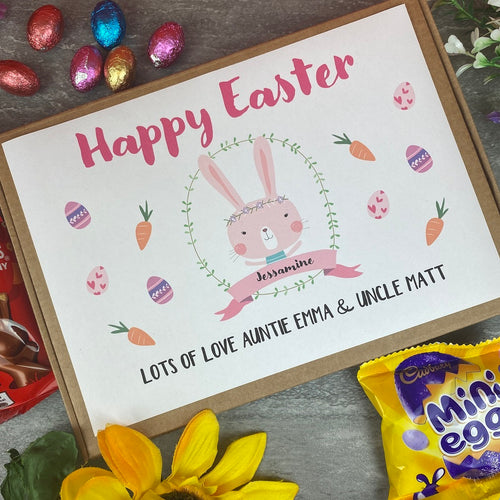 Personalised Happy Easter Chocolate Treat Box-The Persnickety Co