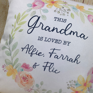 Personalised Grandma Cushion