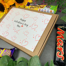 Load image into Gallery viewer, Personalised Heart Valentines Day Chocolate Box

