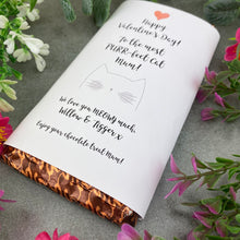 Load image into Gallery viewer, The Most PURR-fect Cat Mum/Dad Valentines Day Chocolate Bar
