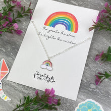 Load image into Gallery viewer, Rainbow Necklace-6-The Persnickety Co
