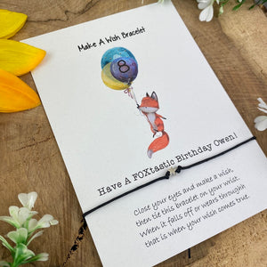 Have A Foxtastic Birthday Wish Bracelet-2-The Persnickety Co
