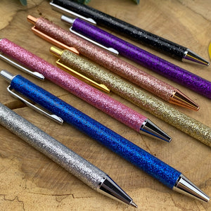 Metallic Glitter Ballpoint Pen-2-The Persnickety Co