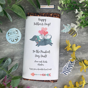 Pawfect Dog Dad Father's Day Chocolate Bar