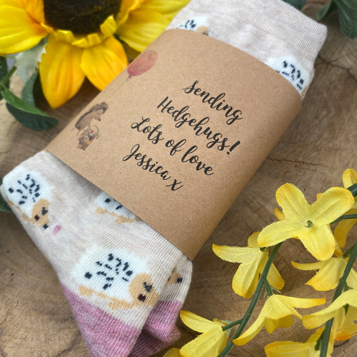 Sending Hedgehugs Socks-The Persnickety Co