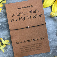 Load image into Gallery viewer, A Little Wish For A Teacher-7-The Persnickety Co
