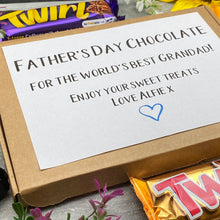 Load image into Gallery viewer, Father&#39;s Day Chocolate For The Worlds Best Grandad/Dad-4-The Persnickety Co
