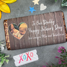 Load image into Gallery viewer, Happy Father&#39;s Day Personalised Photo Chocolate Bar
