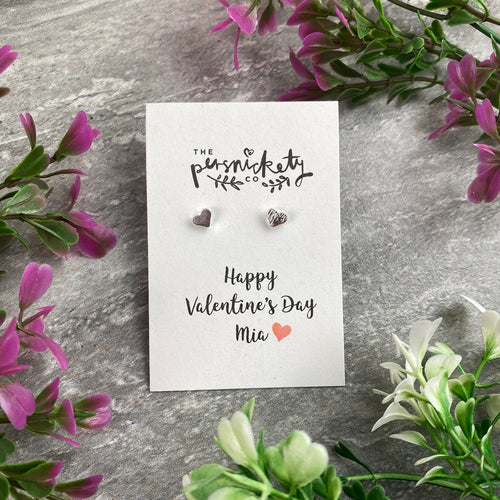 Happy Valentine's Day Earrings-The Persnickety Co
