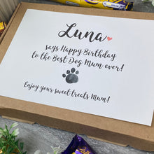 Load image into Gallery viewer, Happy Birthday Dog Mum / Dad - Personalised Chocolate Box-2-The Persnickety Co

