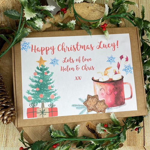 Personalised Christmas Hot Chocolate Box-The Persnickety Co