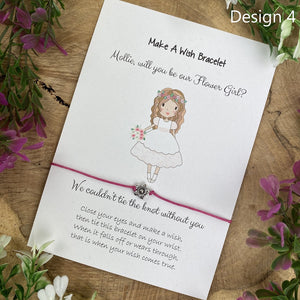 Will You Be Our Flower Girl Wish Bracelet-4-The Persnickety Co