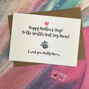 Mother's Day Card World's Best Dog Mum-3-The Persnickety Co