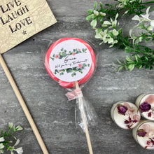 Load image into Gallery viewer, Personalised &#39;Will you be my bridesmaid?&#39; Lollipop-The Persnickety Co

