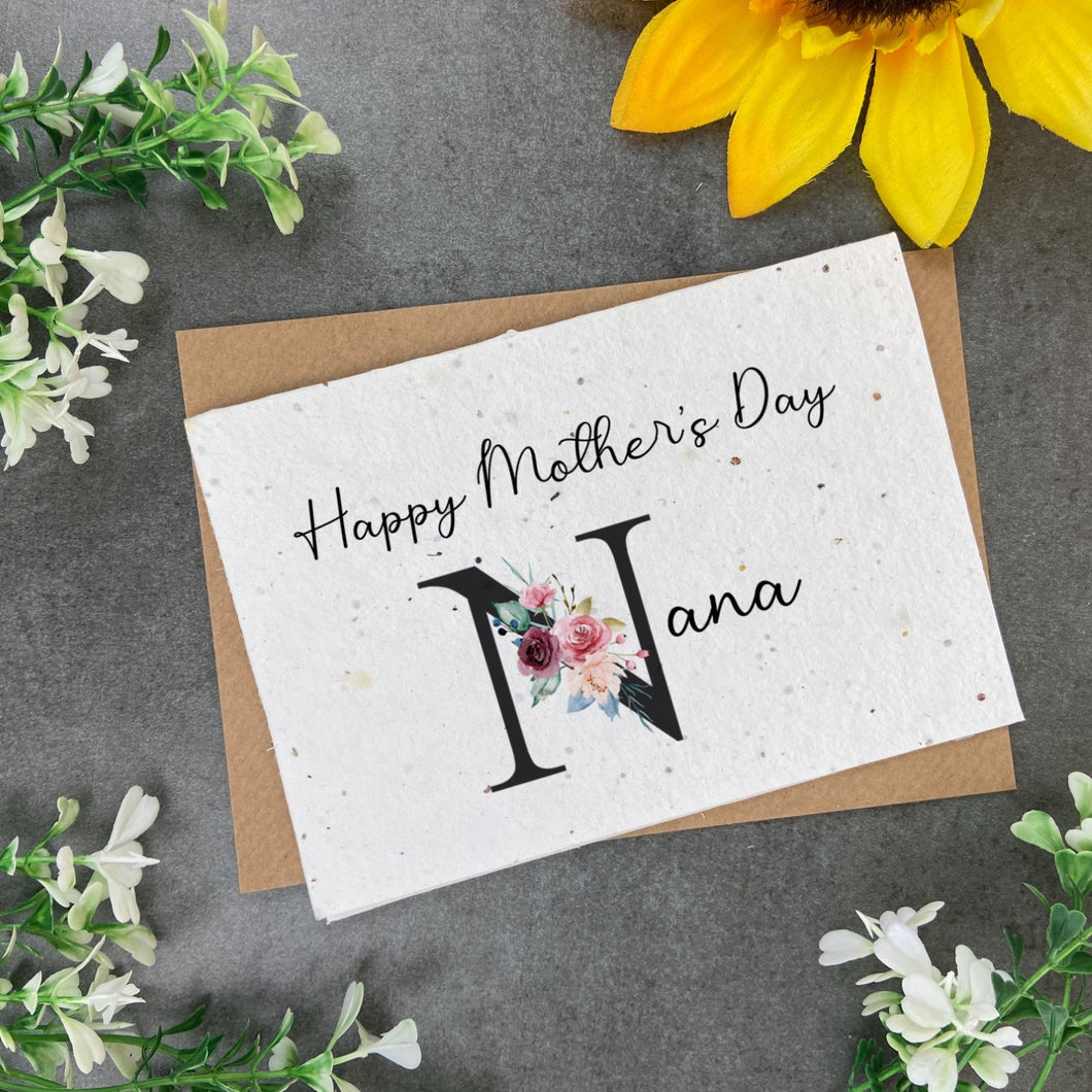 Happy Mother's Day Nana - Plantable Seed Card-The Persnickety Co