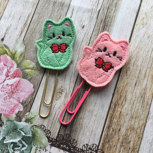 Felt Cat Paper Clip-2-The Persnickety Co