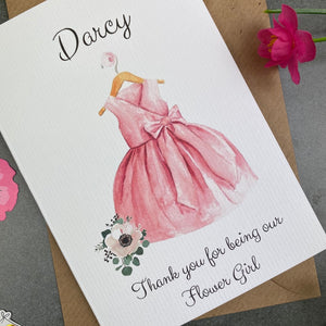 Thank You For Being Our Flower Girl - Pink-4-The Persnickety Co
