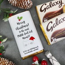 Load image into Gallery viewer, Merry Christmas Purrfect Cat Mum - Christmas Chocolate Bar
