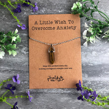 Load image into Gallery viewer, Crystal Necklace - A Little Wish To Overcome Anxiety-9-The Persnickety Co
