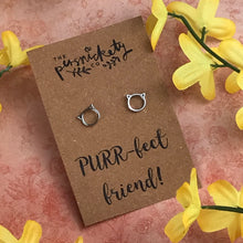 Load image into Gallery viewer, 925 PURR-fect Friend Sterling Silver Earrings-5-The Persnickety Co
