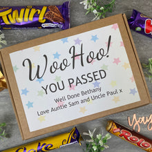 Load image into Gallery viewer, Woo Hoo! You Passed - Personalised Chocolate Box-The Persnickety Co
