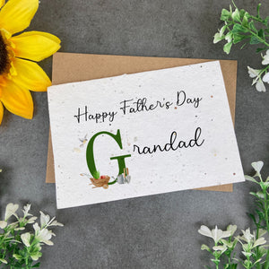 Happy Father's Day - Gardening Plantable Card