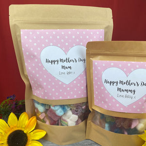 Personalised Mother's Day Sweet Pouches