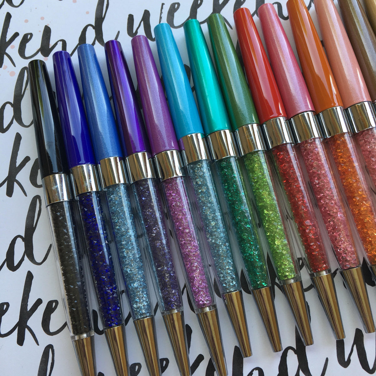 Crystal Barrel Ballpoint Pen | Unique Stationery | The Persnickety Co ...