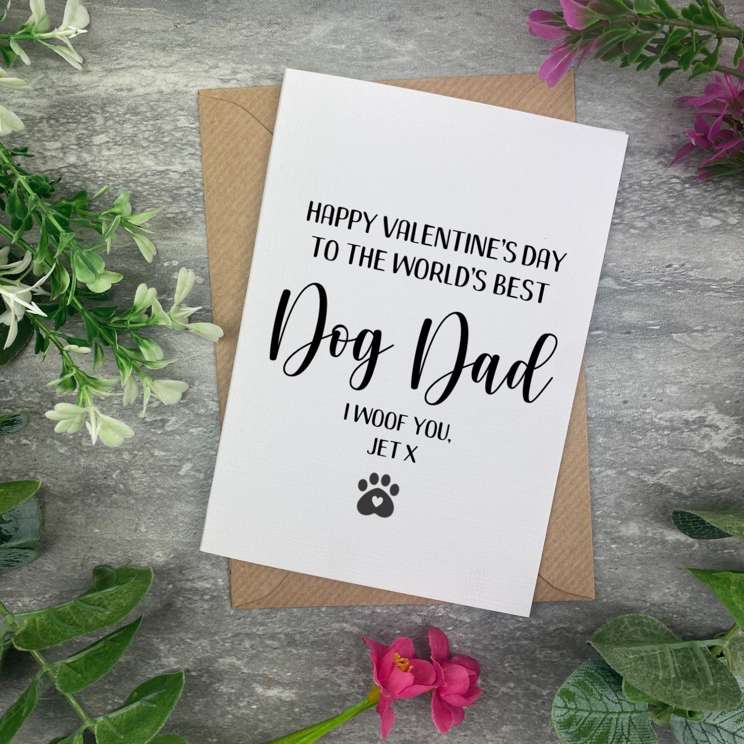 Valentines Card- Dog Dad – The Persnickety Co