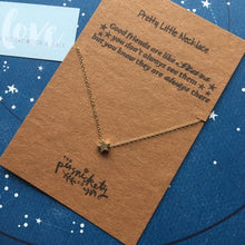 Load image into Gallery viewer, Good Friends Are Like Stars Silver/Gold Necklace-4-The Persnickety Co
