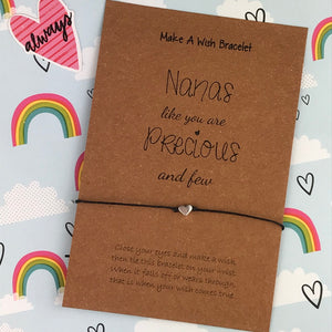 Nanas Like You Are Precious And Few Wish Bracelet-5-The Persnickety Co