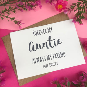 Forever My Auntie Always My Friend Card-6-The Persnickety Co