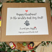 Load image into Gallery viewer, Happy Christmas Worlds Best Dog Mum/Dad Sweet Box-The Persnickety Co
