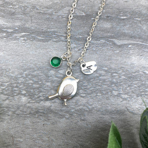 Robin Necklace - Robins Appear When Loved Ones Are Near