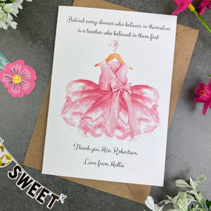 Dance Teacher Thank You Card-3-The Persnickety Co