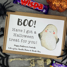 Load image into Gallery viewer, BOO! Personalised Halloween Chocolate Box
