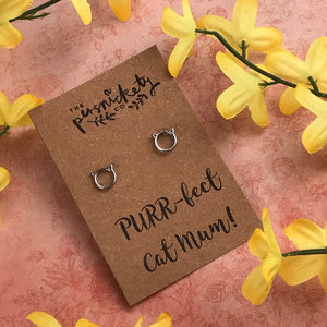 925 Sterling Silver - PURR-fect Cat Mum-5-The Persnickety Co