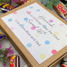 Load image into Gallery viewer, Sweet 16th - Personalised Chocolate Box-4-The Persnickety Co
