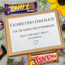 Load image into Gallery viewer, Father&#39;s Day Chocolate For The Worlds Best Grandad/Dad-7-The Persnickety Co
