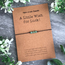Load image into Gallery viewer, A Little Wish For Luck - Green Aventurine-8-The Persnickety Co
