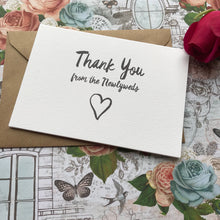 Load image into Gallery viewer, Thank You Wedding Card-4-The Persnickety Co
