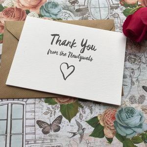 Thank You Wedding Card-4-The Persnickety Co