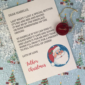 Personalised Santa's Lost Button-2-The Persnickety Co
