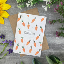 Load image into Gallery viewer, Easter Carrot Plantable Seeded Card
