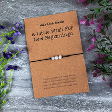 Load image into Gallery viewer, A Little Wish For New Beginnings Wish Bracelet-9-The Persnickety Co
