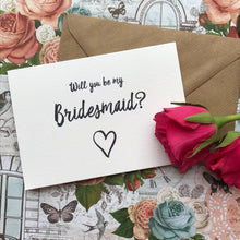 Load image into Gallery viewer, Will You Be My Bridesmaid Card-2-The Persnickety Co

